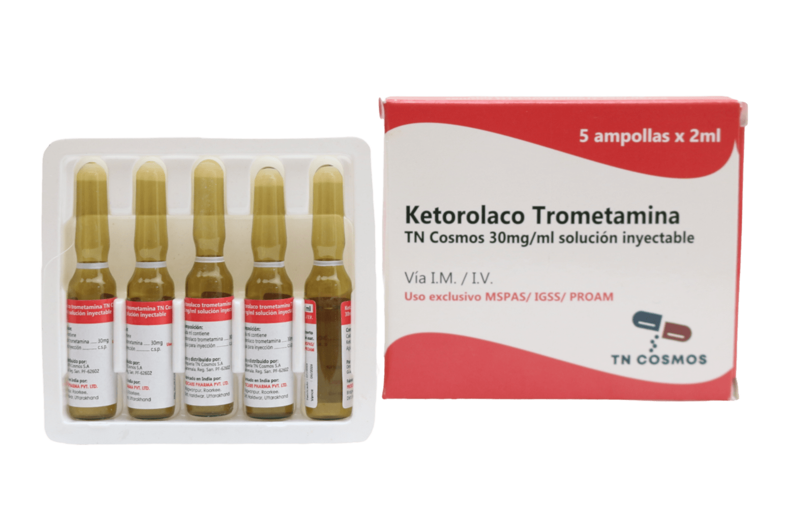 Ketorolaco 2ml inyectable